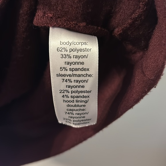 Maurice’s striped sleeve hoodie size medium - Picture 4 of 5